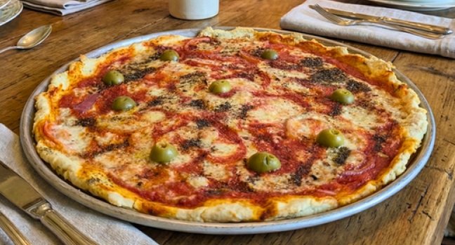 Pizza Sem Glúten - Imagem Real do Livro